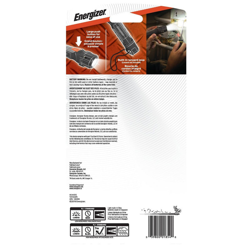 Energizer Hardcase Task LED FlashLight.
