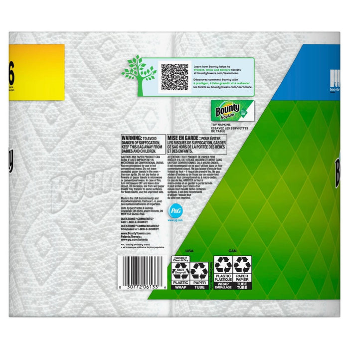 Bounty Select-A-Size Paper Towels - 2 Triple Rolls