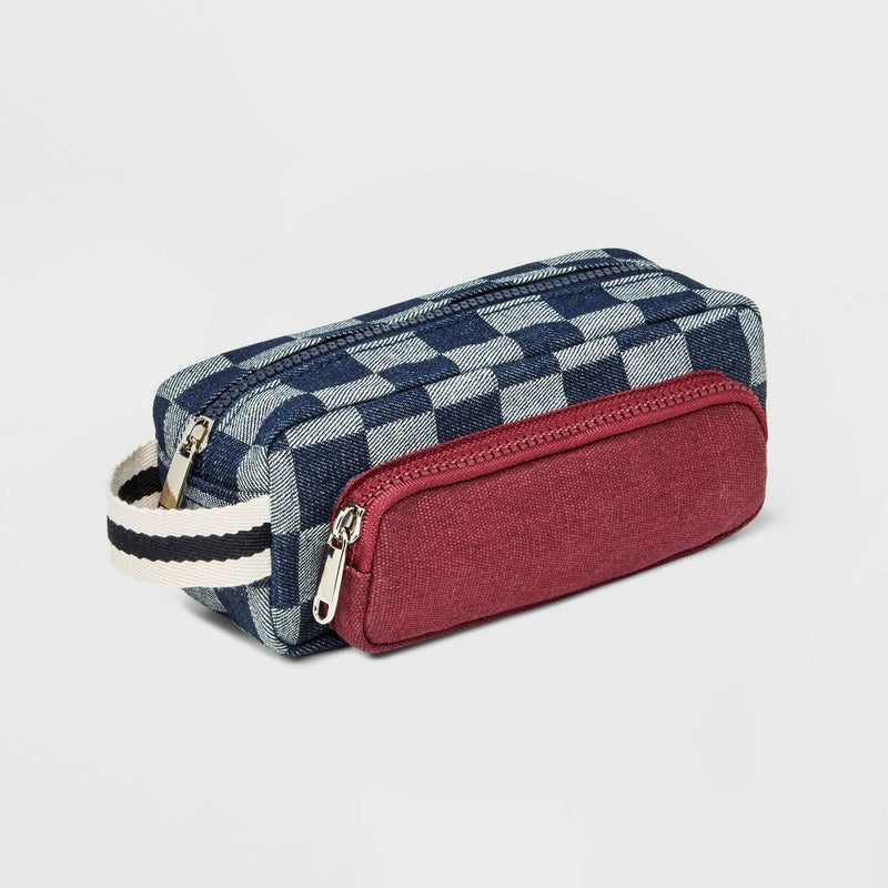 Check Print Colorblock Pouch - Wild Fable™