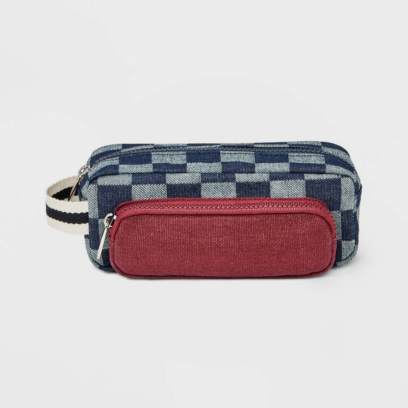 Check Print Colorblock Pouch - Wild Fable™