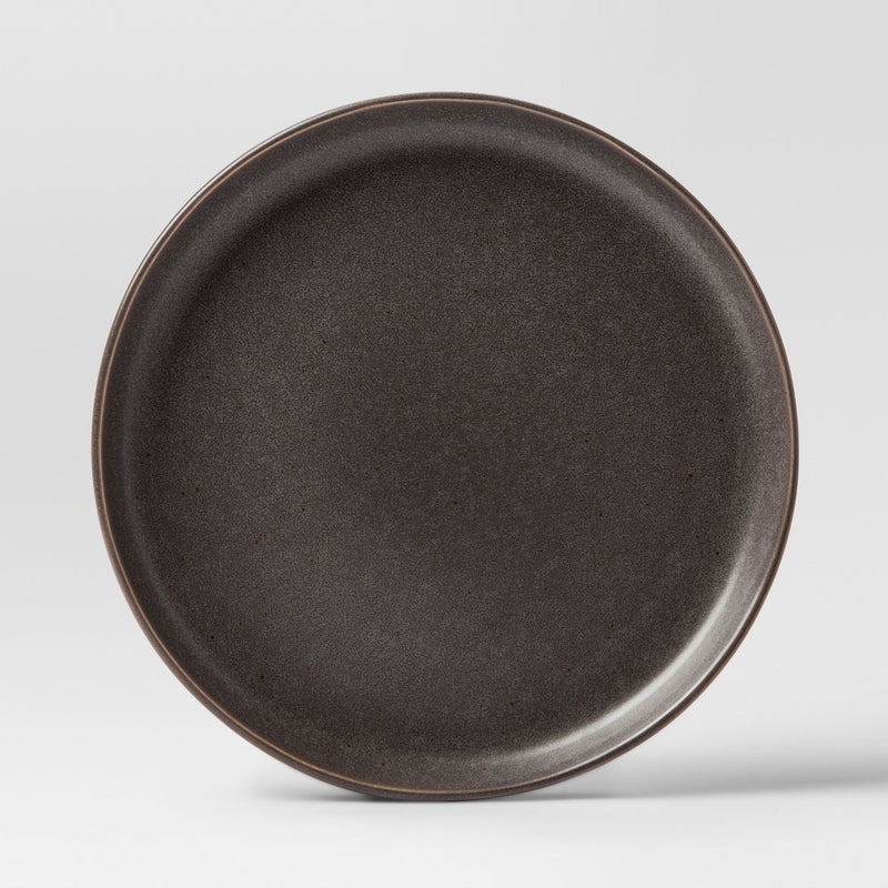 10.5" Tilley Stoneware Dinner Plate Brown/Gray - Project 62