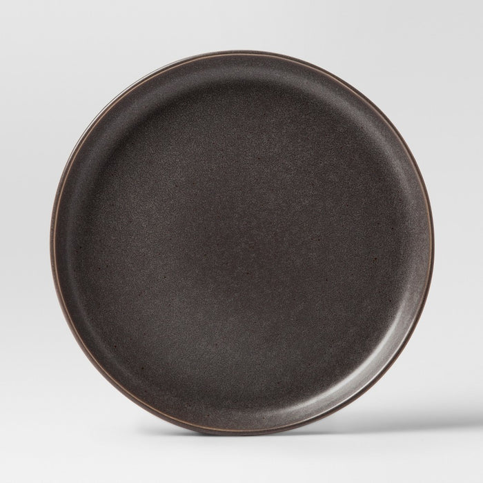 10.5" Tilley Stoneware Dinner Plate Brown/Gray - Project 62