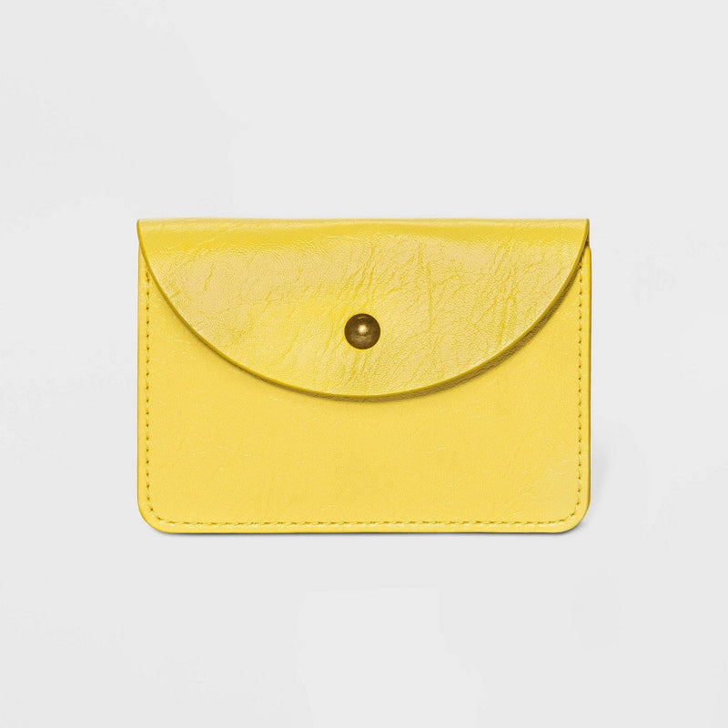 Accordion Card Case - Universal Thread™ Yellow