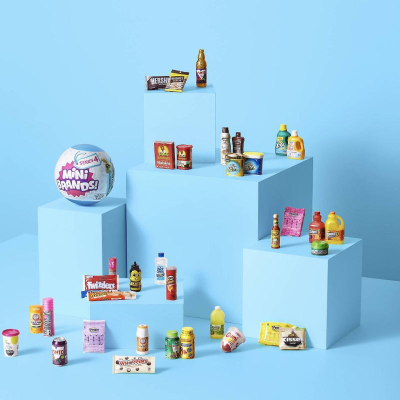 5 Surprise Mini Brands Series 4 Mystery Collectible Capsule
