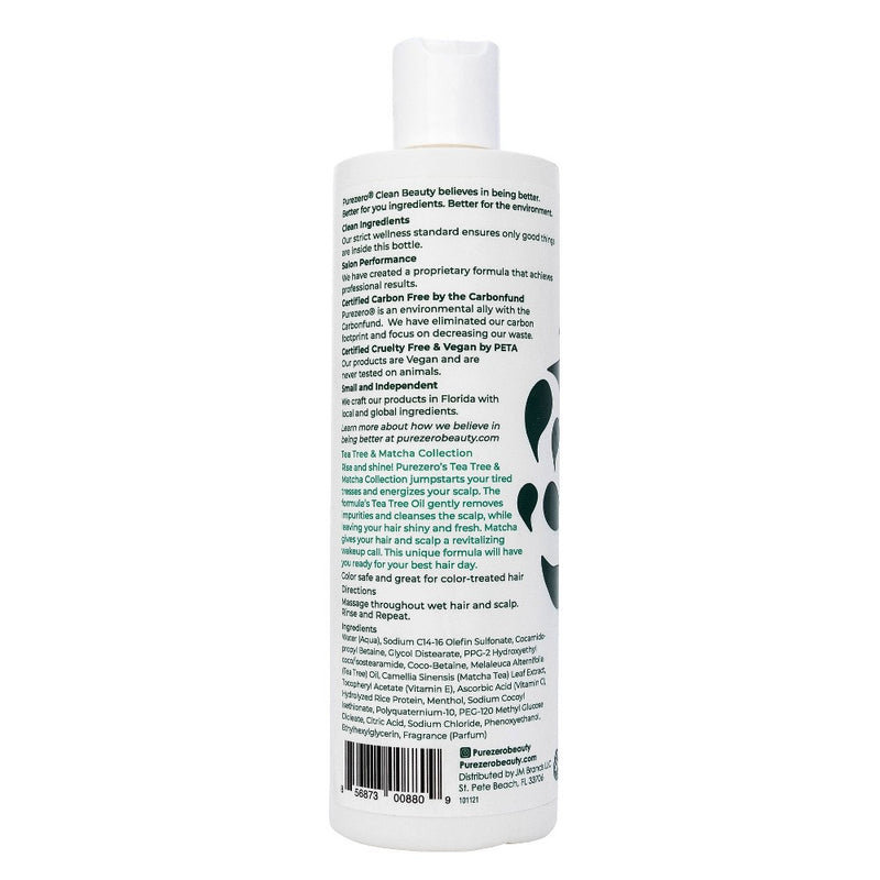 Purezero Tea Tree & Matcha Shampoo - 12 fl oz