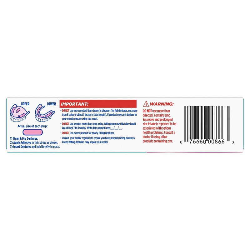 Fixodent Original Secure Denture Adhesive - 2.4oz