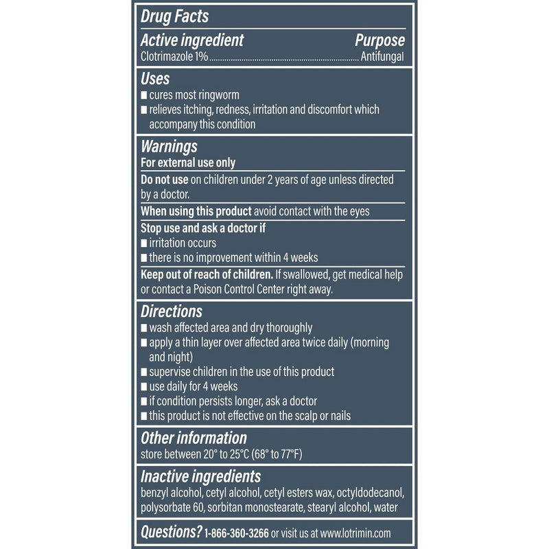 Lotrimin Antifungal Cream for Ringworm Care - .42oz