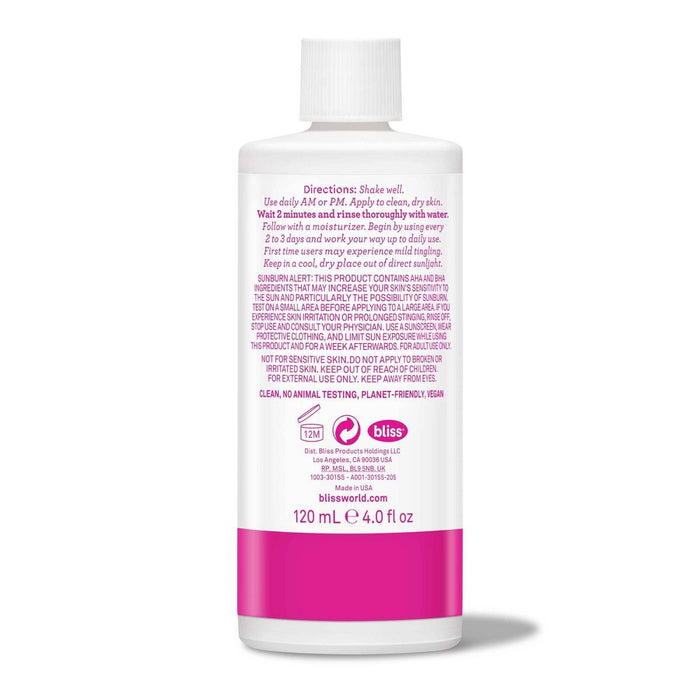 bliss Pro 11.8% AHA, BHA, PHA Liquid Exfoliant - 4 fl oz