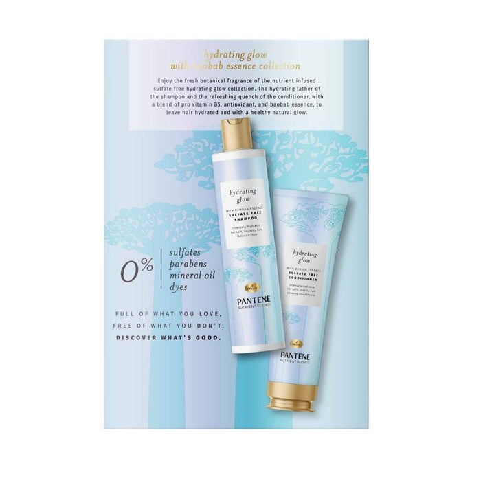 Pantene Sulfate and Silicone Free Baobab Shampoo and Conditioner Dual Pack