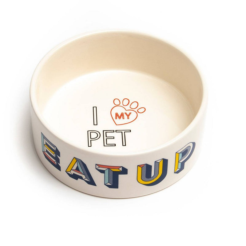 Park Life Designs Retro Dog Bowl 8 Cup - L - 8.5"