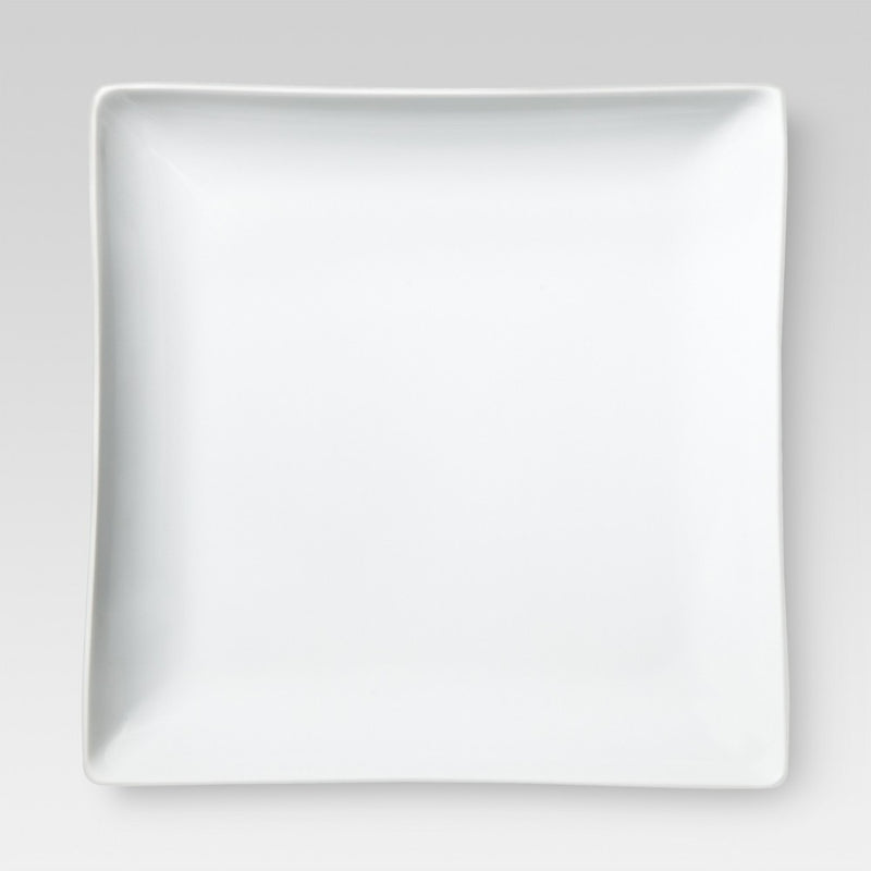 Square Dinner Plate - White 11.3"x10.3" - Threshold
