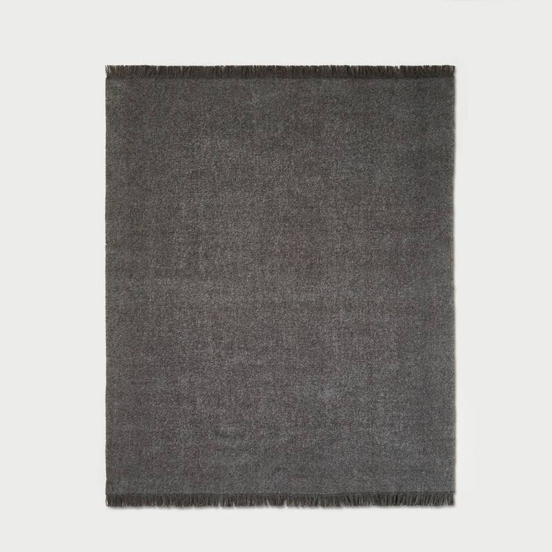 Faux Mohair Fringe Woven Throw Blanket Gray - Hearth & Hand™ with Magnolia