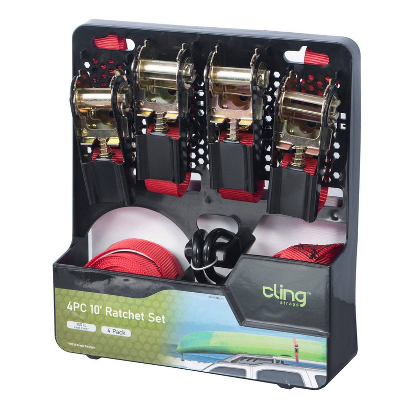 Cling 10' 4pk Ratchet Set