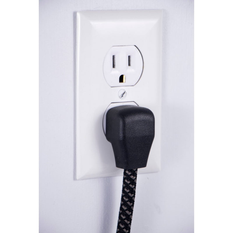 Philips 8' 3-Outlet Grounded Extension Cord - Black *NEW & SEALED*