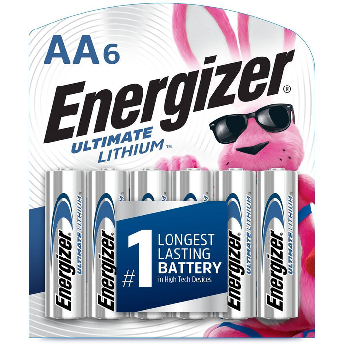 Energizer Ultimate Lithium AA Batteries - 6pk Lithium Battery