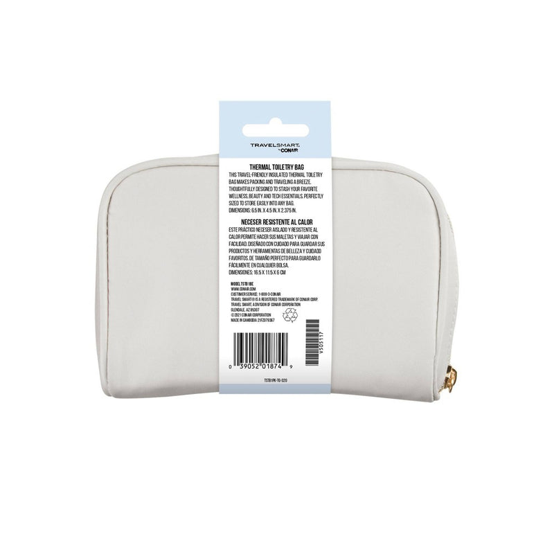 Travel Smart Thermal Toiletry Bag - Beige
