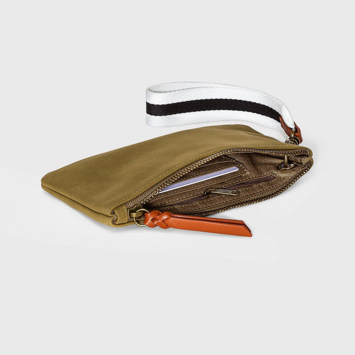 Zip Closure Wristlet - Universal Thread™ Olive Green