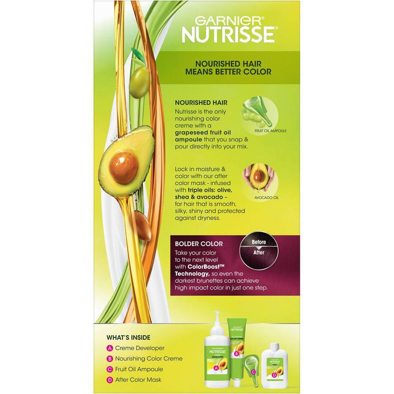 Garnier Nutrisse Ultra Color Nourishing Color Creme - BR1 Deepest Intense Burgundy
