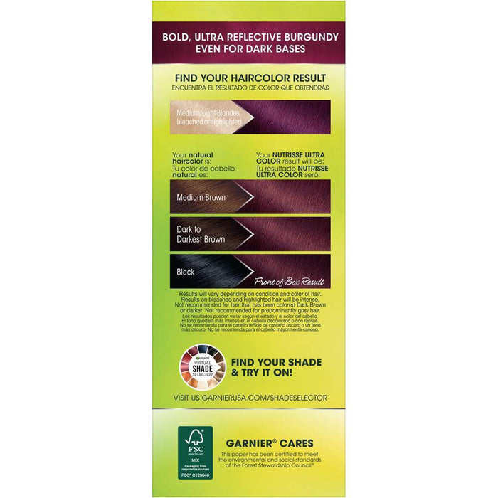 Garnier Nutrisse Ultra Color Nourishing Color Creme - BR1 Deepest Intense Burgundy