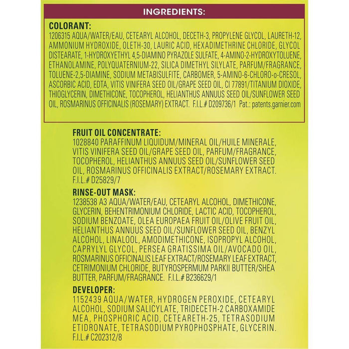 Garnier Nutrisse Ultra Color Nourishing Color Creme - BR1 Deepest Intense Burgundy