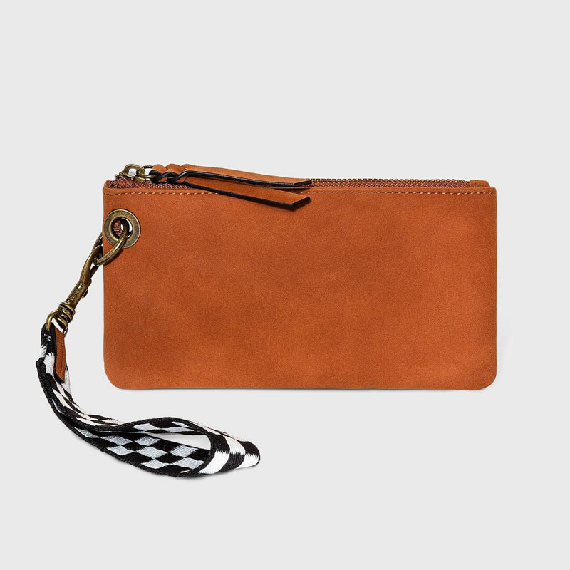 Zip Closure Wristlet - Universal Thread™ Brown