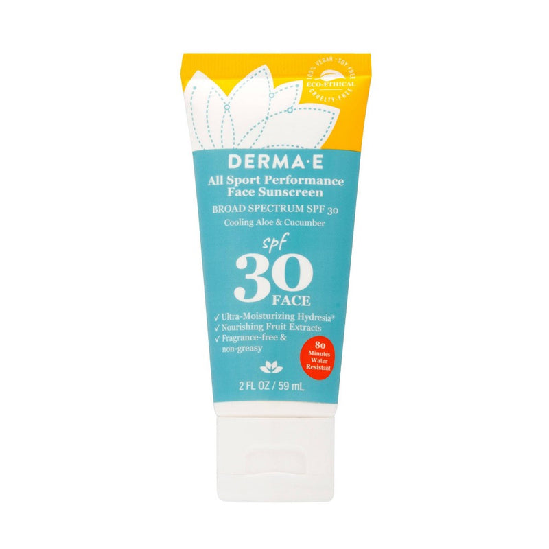 derma e All Sport Performance Face Sunscreen - SPF 30 - 2oz