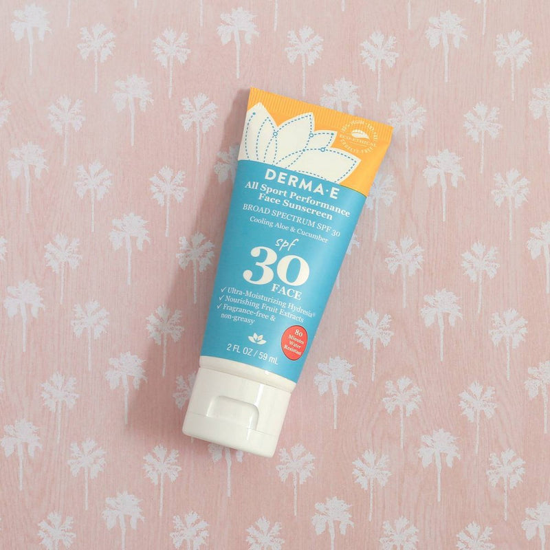 derma e All Sport Performance Face Sunscreen - SPF 30 - 2oz