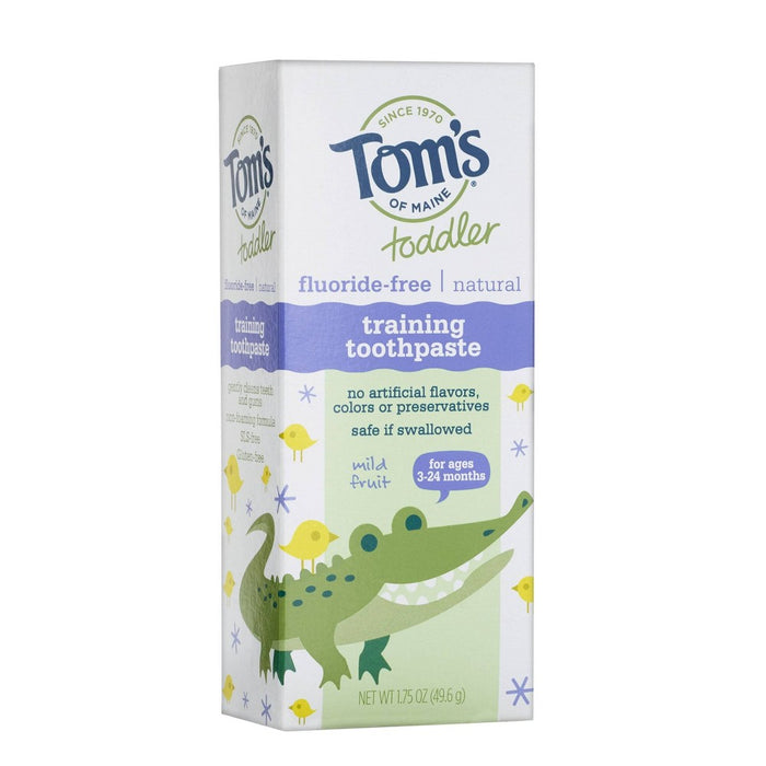 Tom's of Maine Fluoride-Free Toddler Training Toothpaste - 1.75oz