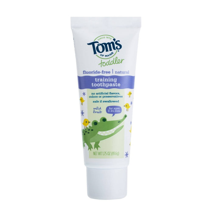 Tom's of Maine Fluoride-Free Toddler Training Toothpaste - 1.75oz