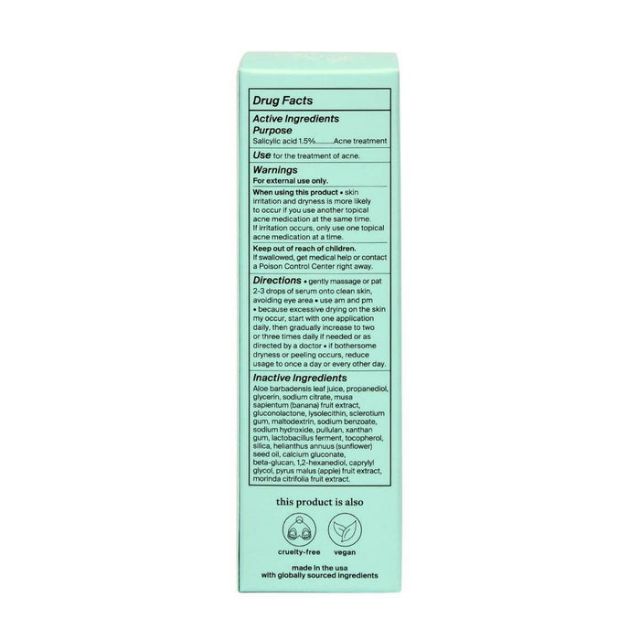 cocokind Postbiotic Acne Serum -1 fl oz EXP. 07/2025