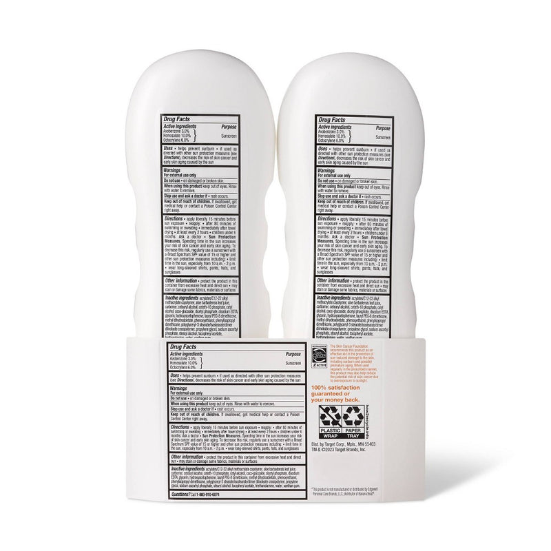 Sport Sunscreen Lotion - SPF 50 - 20.8 fl oz/2pk - up & up™