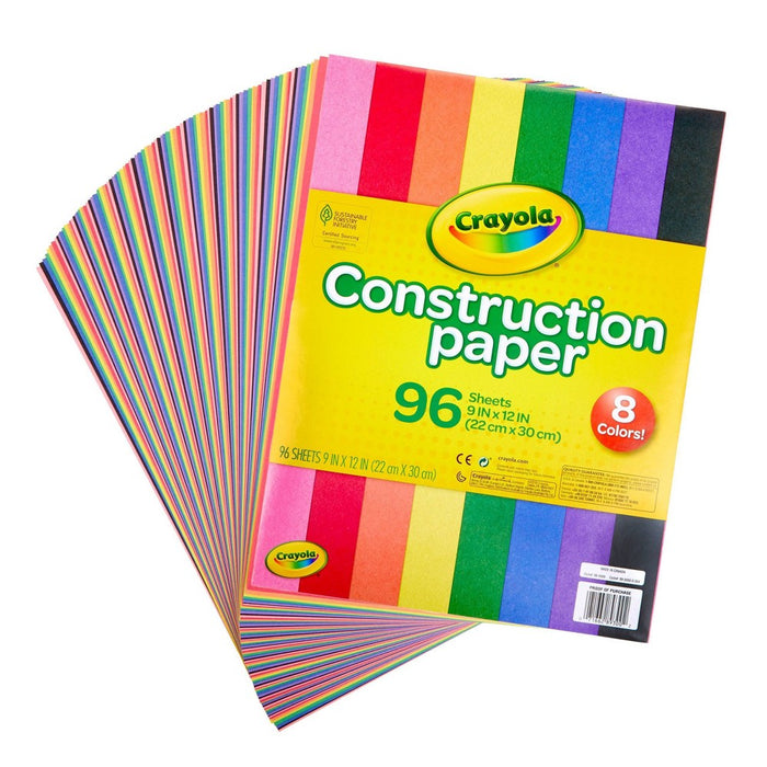 Crayola 96ct 9"x12" Construction Paper 8 Colors