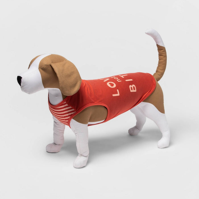 Graphic 'Lover Not a Biter' Dog Tank Top - XL - Boots & Barkley™