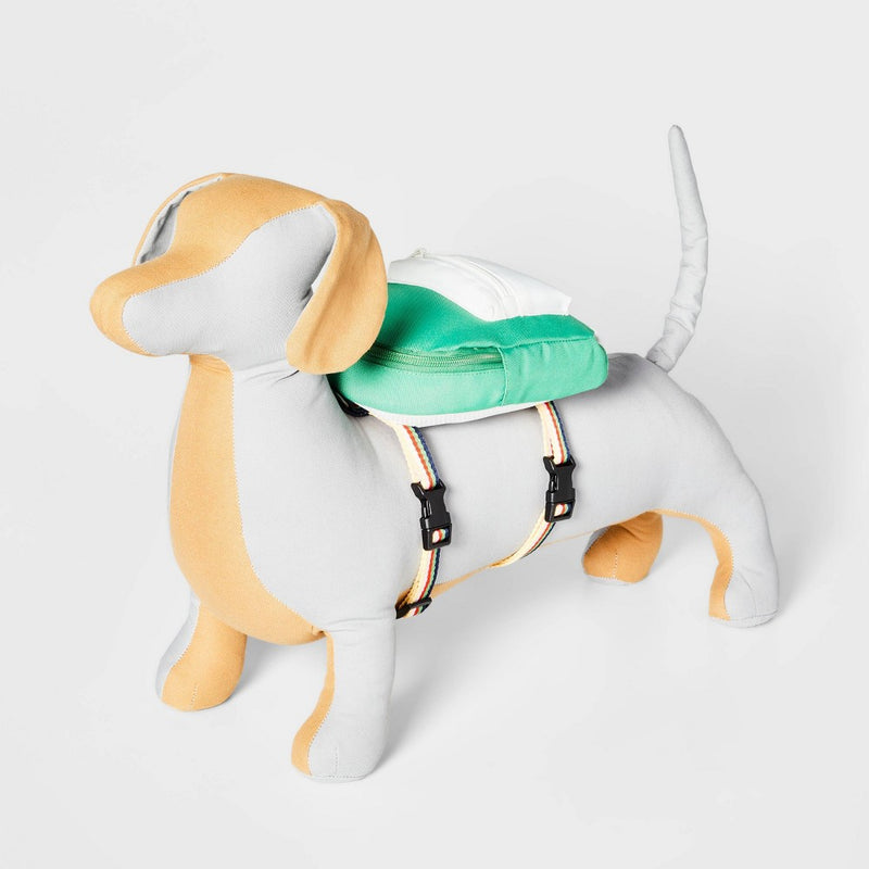 Backpack Dog Harness - S - Green - Boots & Barkley™