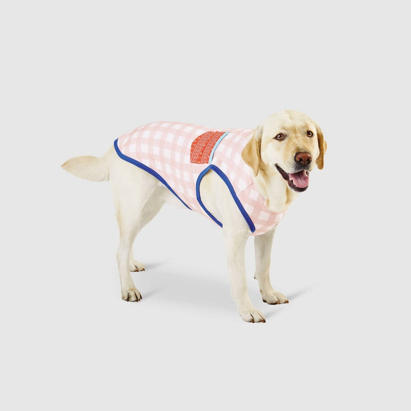 Gingham Dog Tank Top - S/M - Boots & Barkley™