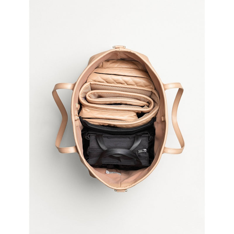 Tushbaby Vegan Leather Handbag - Sand
