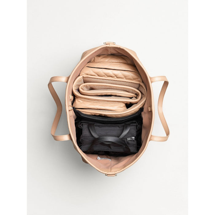 Tushbaby Vegan Leather Handbag - Sand