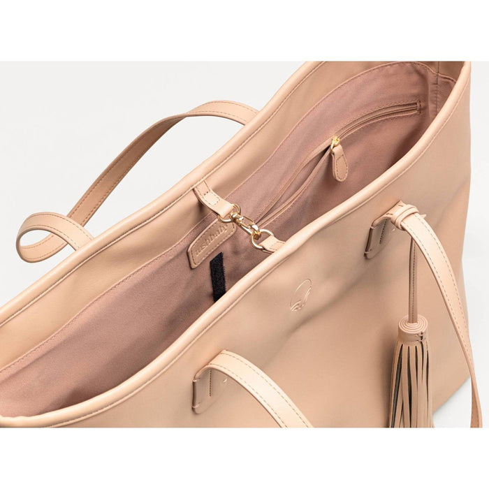 Tushbaby Vegan Leather Handbag - Sand