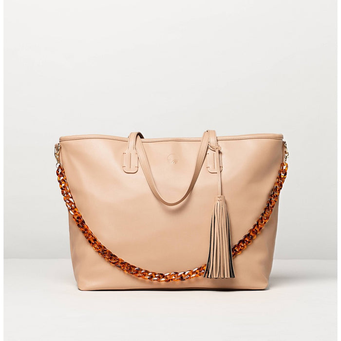 Tushbaby Vegan Leather Handbag - Sand