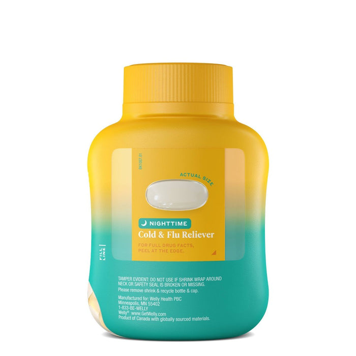 Welly Nighttime Cold & Flu Reliever Softgels - 26ct