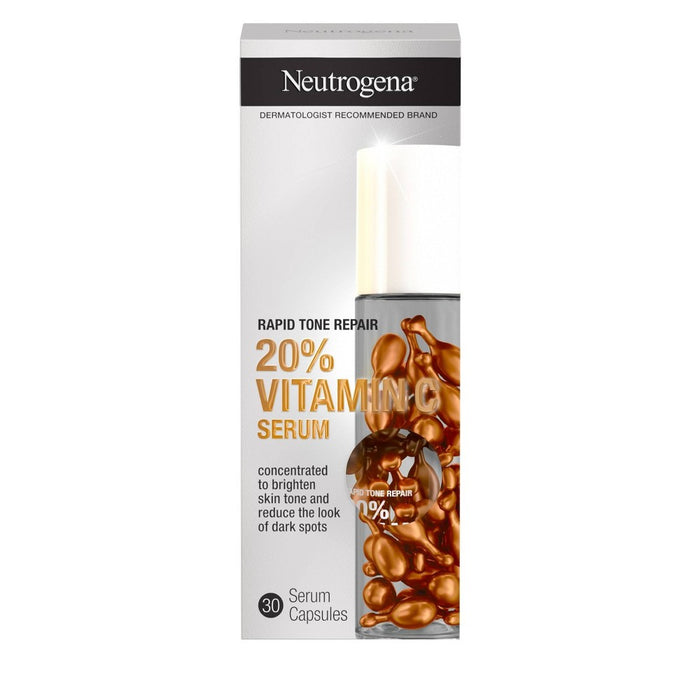 Neutrogena Rapid Tone Repair Vitamin C Serum Capsules - 30ct