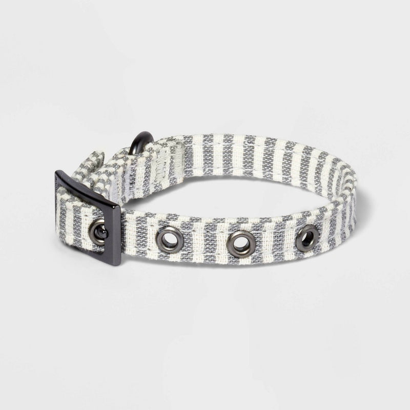 Striped Fashion Dog Collar with Pin Buckle - XS - Boots & Barkley™
