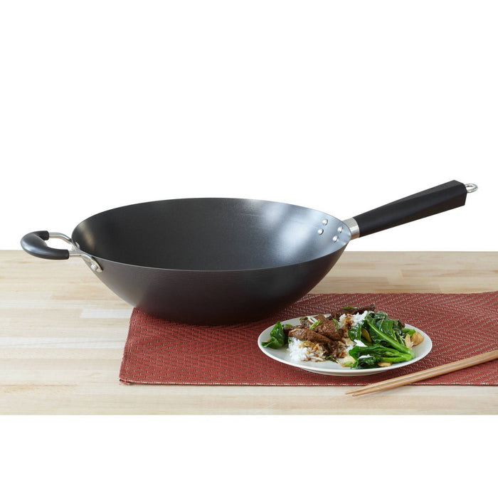 IMUSA 14" Coated Wok with Bakelite Handle (LOCAL PICKUP ONLY)