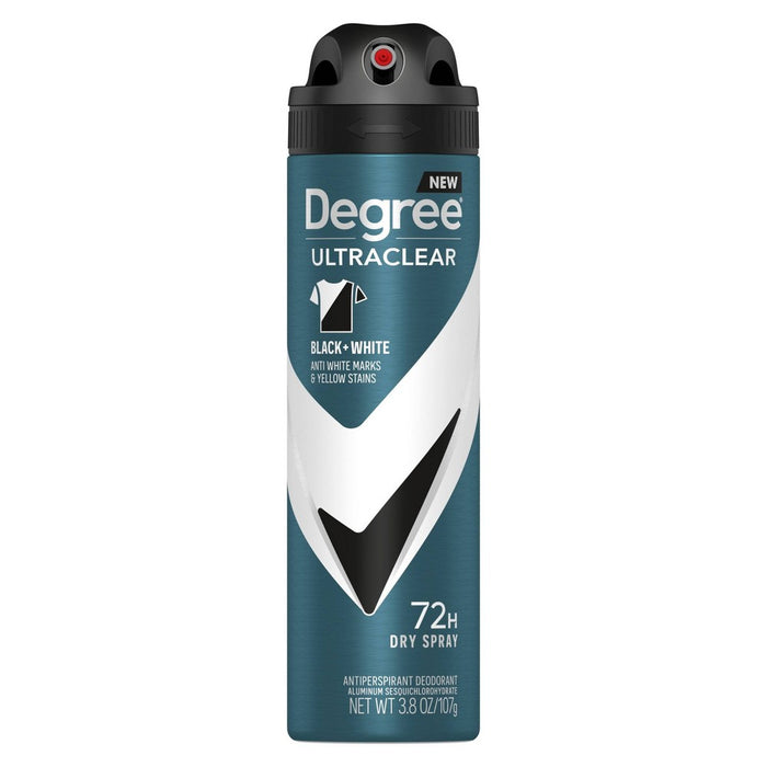 Degree Men Ultraclear Black + White 72-Hour Antiperspirant & Deodorant Spray - 3.8oz