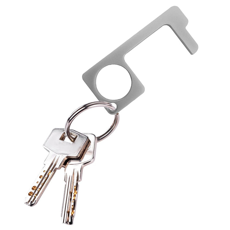 Antimicrobial Door Opener and Stylus Silver