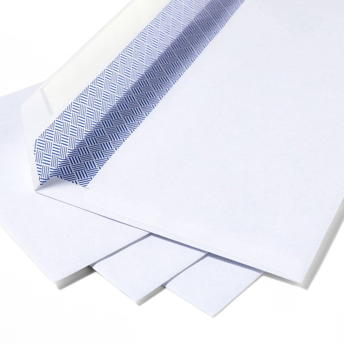150ct 4" x 9.5" Press and Seal Security Envelopes White - up & up™
