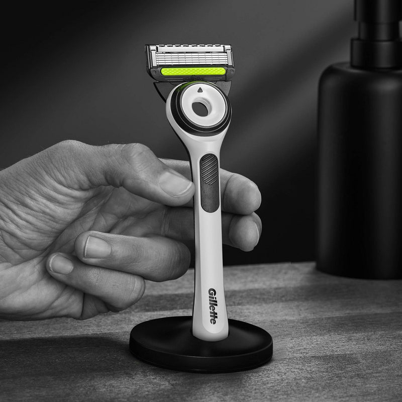 Gillette Labs Sharp White Razor w/ 1 Razor Blade Refill & Magnetic Stand *ADD 3 TO YOUR CART & 1 IS FREE!*