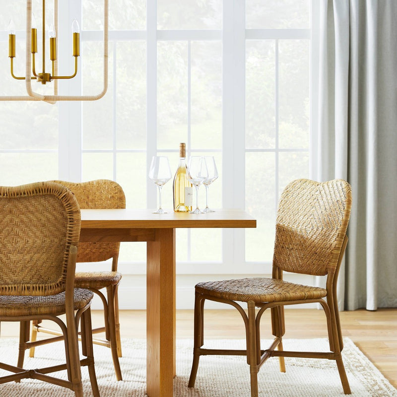 Interlaken Rattan with Woven Seat and Back Dining Chair - Threshold™ designed with Studio McGee (LOCAL PICKUP ONLY)