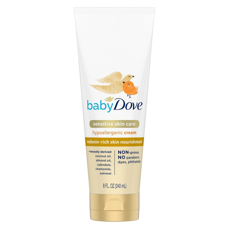 Baby Dove Melanin-Rich Skin Nourishment Sensitive Skin Care Hypoallergenic Cream - 8 fl oz