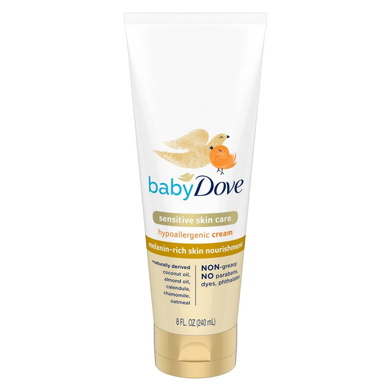 Baby Dove Melanin-Rich Skin Nourishment Sensitive Skin Care Hypoallergenic Cream - 8 fl oz